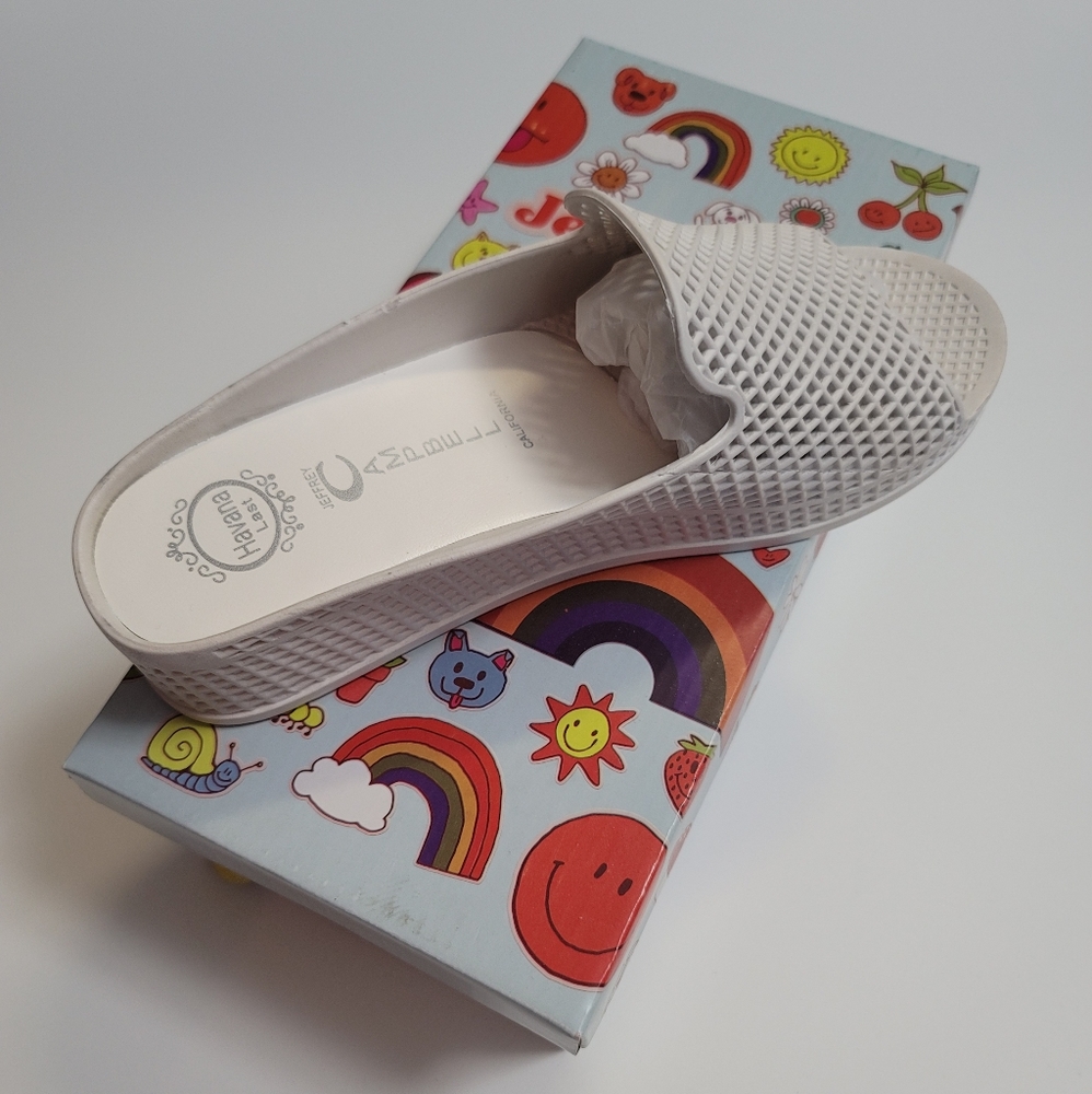 Jeffrey Campbell slide white sz 7